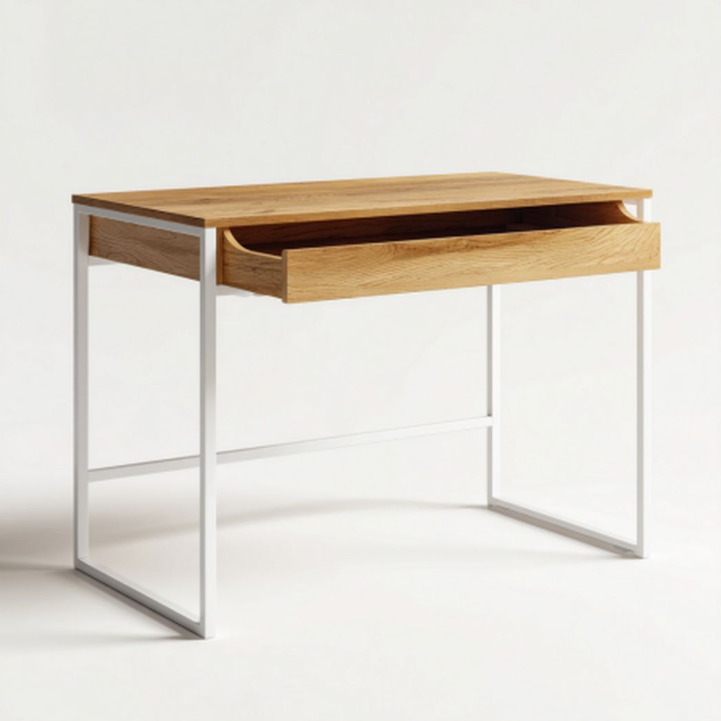 Biurko do pracy z drewna i metalu - 120 x 60 x 75