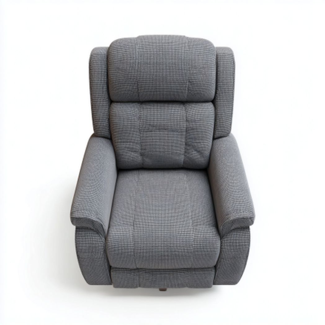 Fotel relaksacyjny upholstery w tkaninie poliestrowej - 80 x 90 x 100