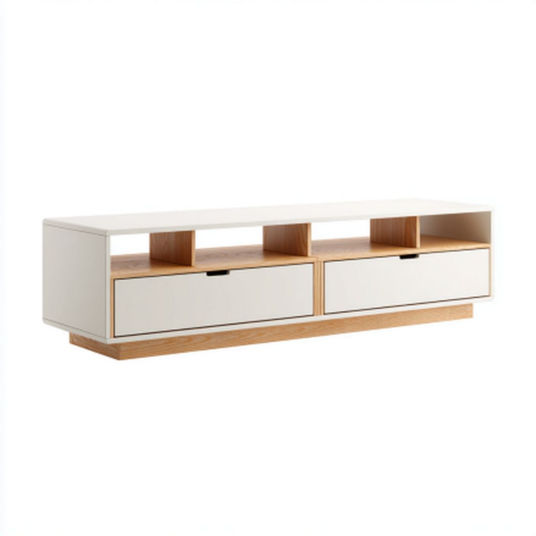 Stolik kawowy do salonu z płyty MDF i drewna - 150 x 40 x 50